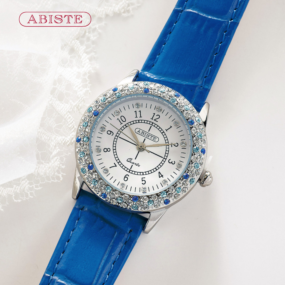 【アビステ/ABISTE】煌めくパヴェ腕時計