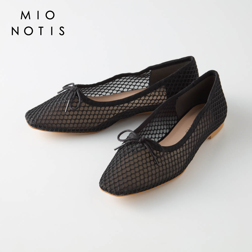 【ミオノティス/mio notis】チュールレースバレエシューズ【軽量】