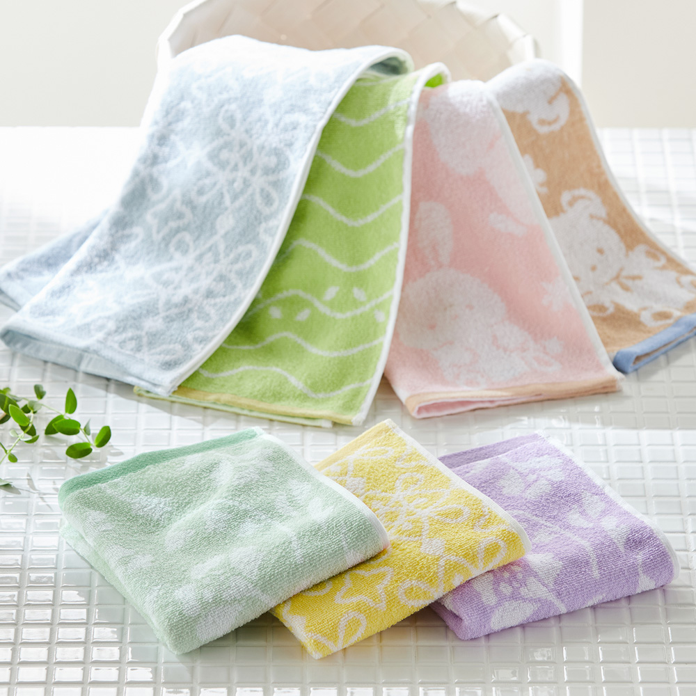【ベルメゾン】パステル調の可愛いタオル