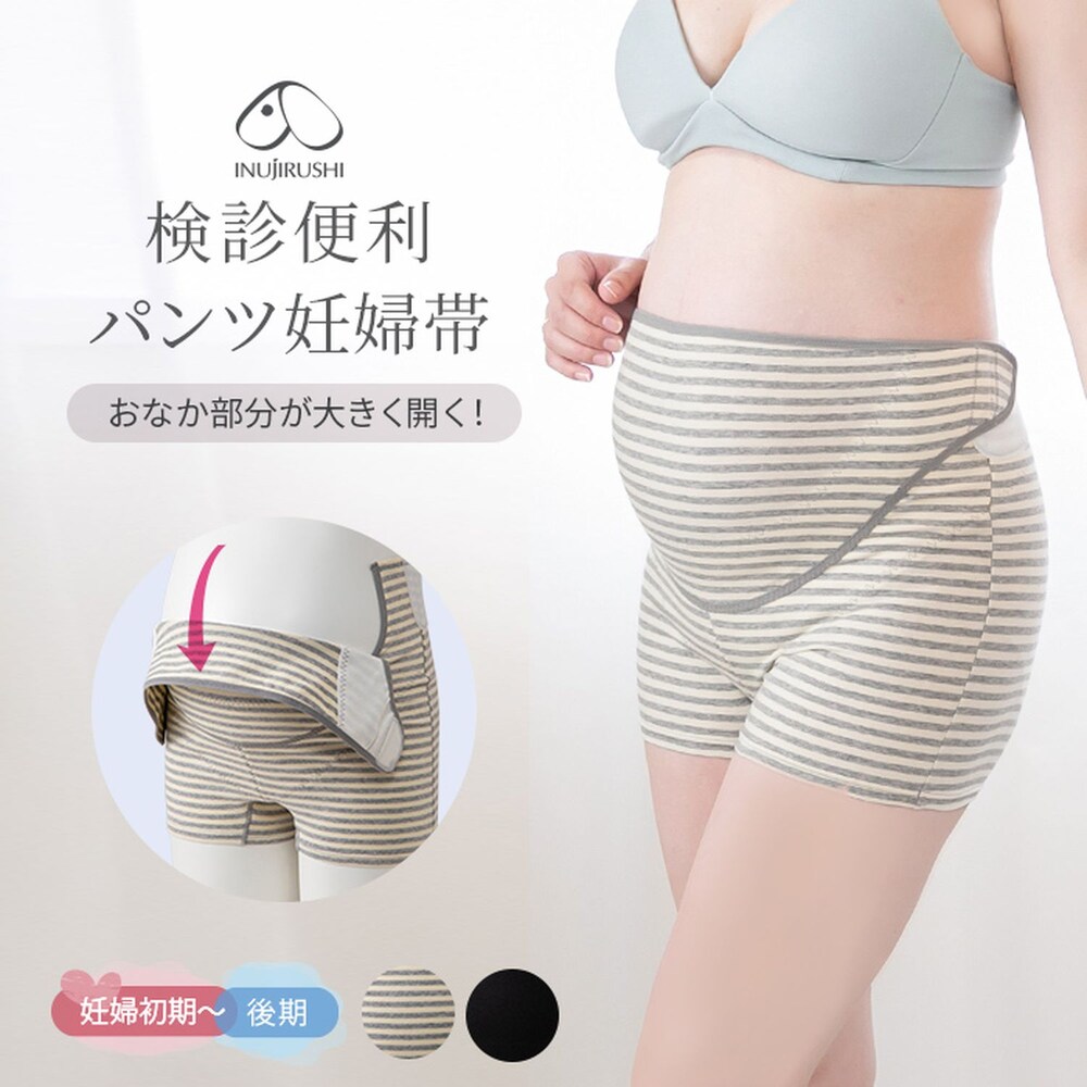 【犬印本舗】【グッドデザイン賞受賞】検診にも便利 パンツ妊婦帯