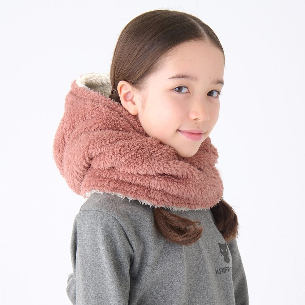 フード一体型のネックウォーマー・ニンジャりん【子供服】(クリフ