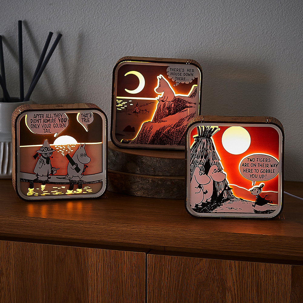 【ムーミン/MOOMIN】ウッドルームライト「ムーミン」