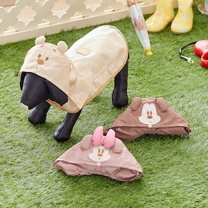 【ディズニー/Disney】犬専用レインポンチョ(選べるキャラクター)