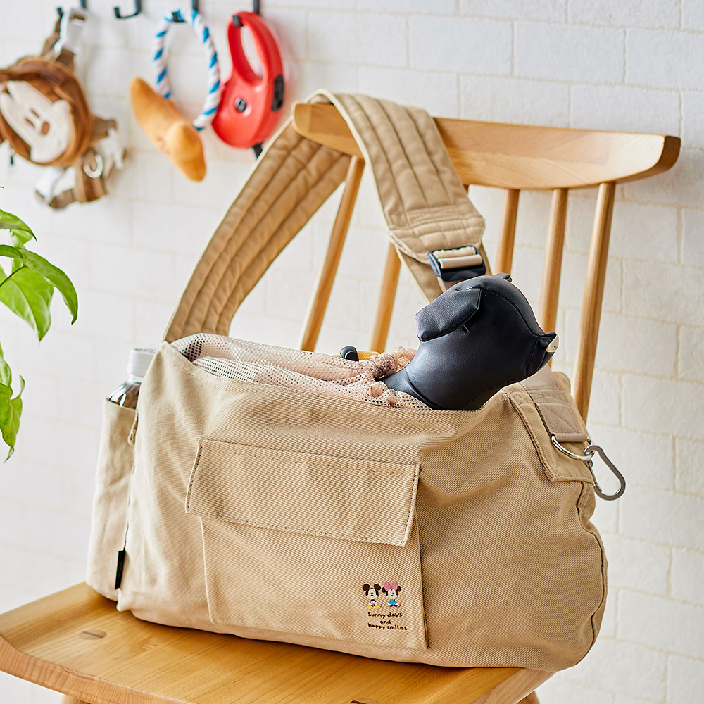 【ディズニー/Disney】ペット用スリングバッグ「ミッキー & ミニー」