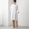 【ベルメゾン】ドビーストライプ×無地シャツワンピース