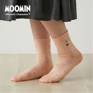【ムーミン/MOOMIN】2足組クルー丈ソックス「ムーミン」
