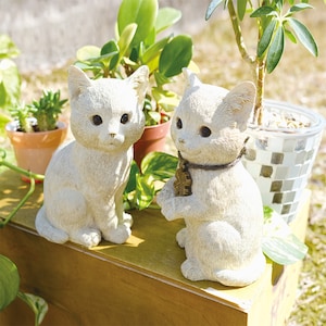 【ベルメゾン】子猫のガーデンオーナメント