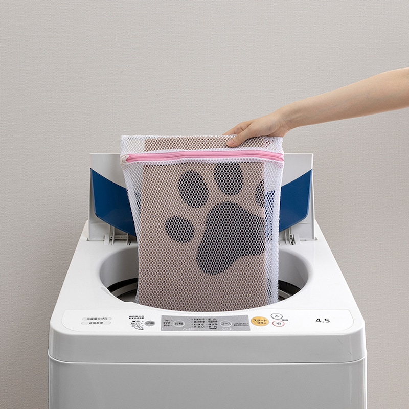 1枚ずつ洗濯機でお洗濯できます