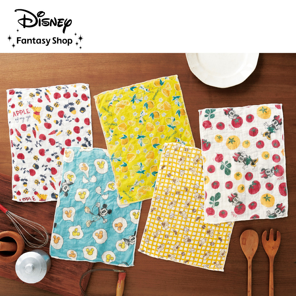 【ディズニー/Disney】かや生地ふきん「ディズニーシリーズ」 【ディズニー/Disney】かや生地ふきん「ディズニーシリーズ」