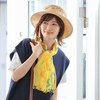 【竹久夢二】「竹久夢二」大正モダンのレトロ柄が素敵なさらさら薄手ガーゼスカーフ