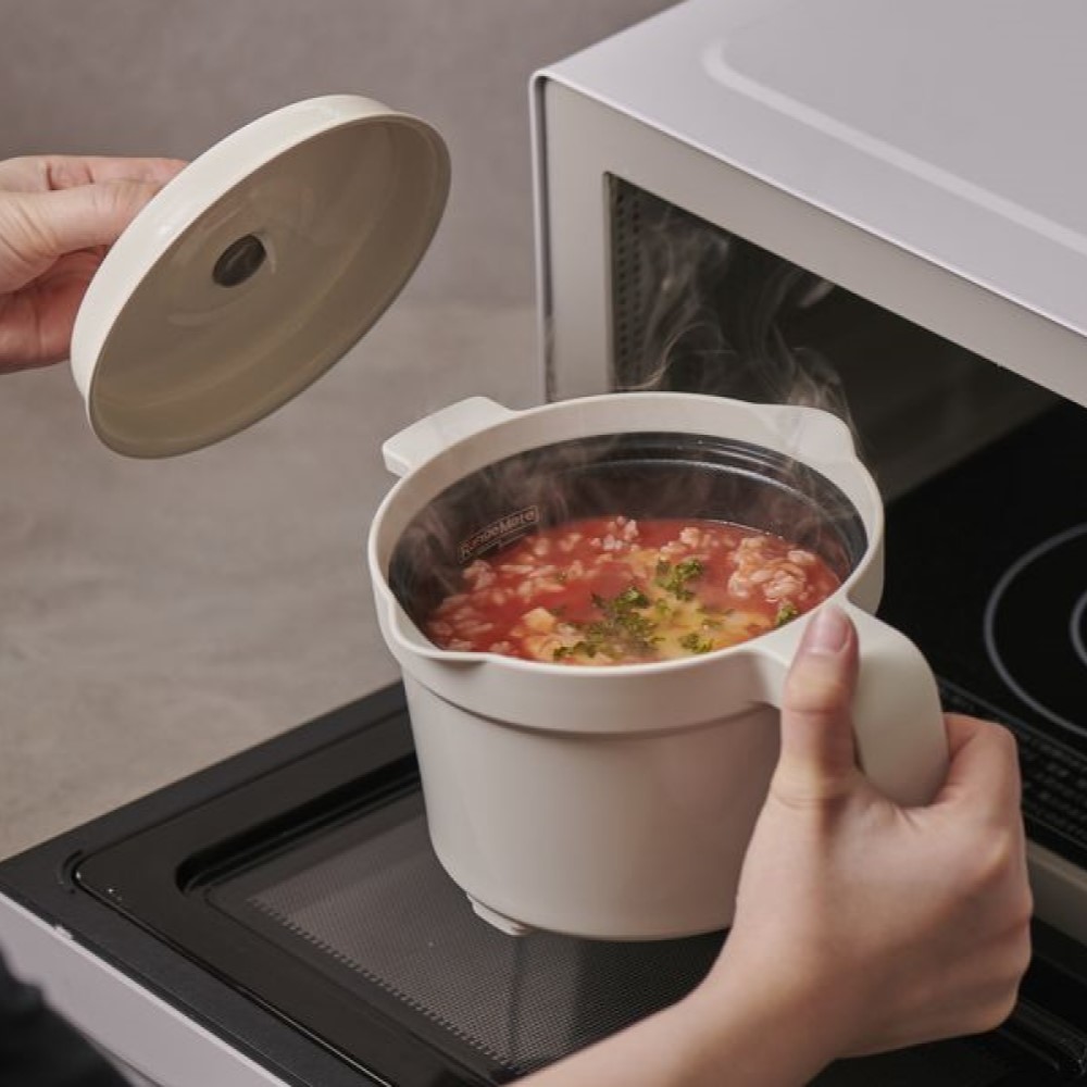 【ベルメゾン】電子レンジで加熱するだけ!レンジメート マグポット 【ベルメゾン】電子レンジで加熱するだけ!レンジメート マグポット