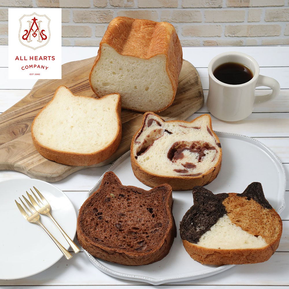 ねこねこ食パンセット 4種 ねこねこ食パンセット 4種