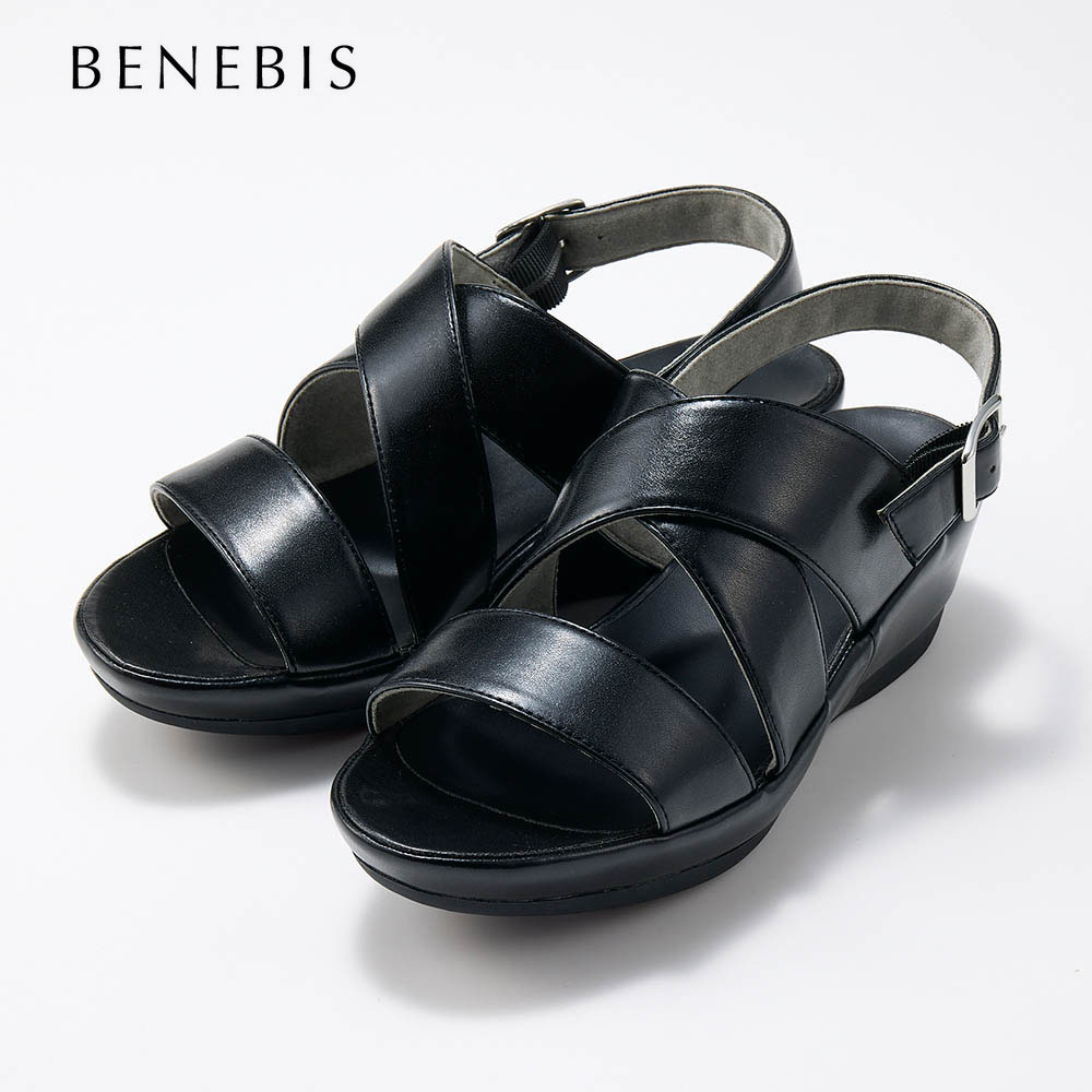【ベネビス/BENEBIS】旅におすすめ クロスサンダル