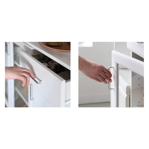 つかみやすいシンプルな取っ手