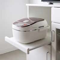 スライド棚部付き/家電収納ワゴン