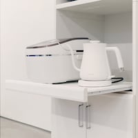 スライド棚付き/家電収納キャビネット