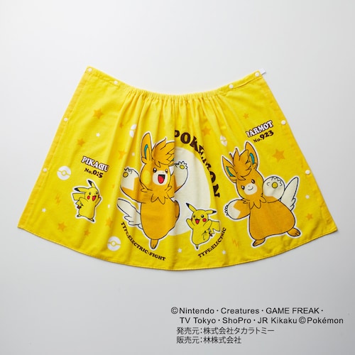 綿素材の巻きタオル（ポケモン）