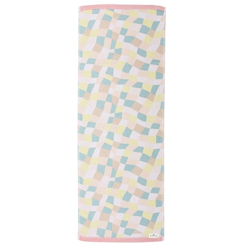 北欧調デザインガーゼパイルタオル＜ハンドタオル同色2枚セット／スキニータオル1枚＞