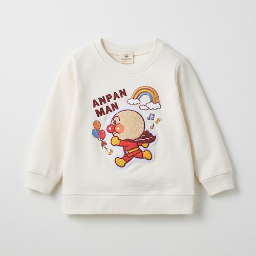 アンパンマン さがら刺繍スウェットシャツ【ベビー服】