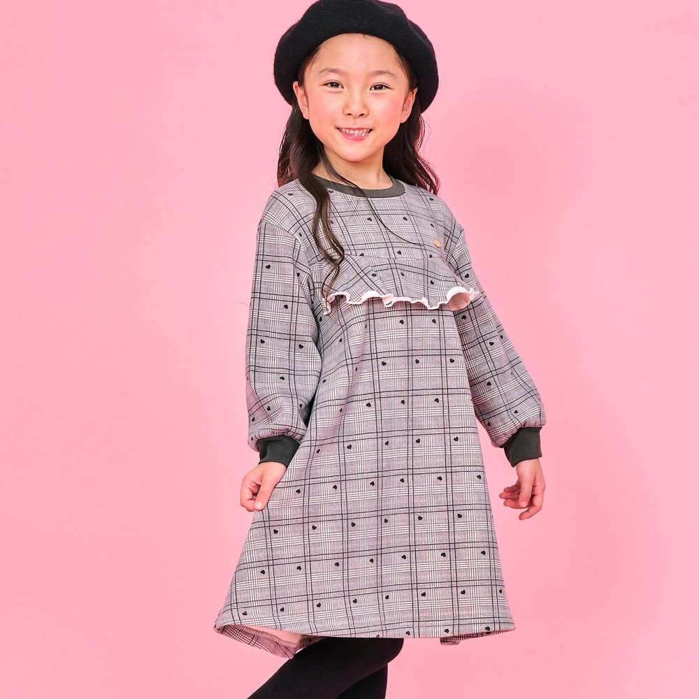 【セラフ/Seraph】あったか まいにち裏シャギーワンピース【子供服】 【セラフ/Seraph】あったか まいにち裏シャギーワンピース【子供服】