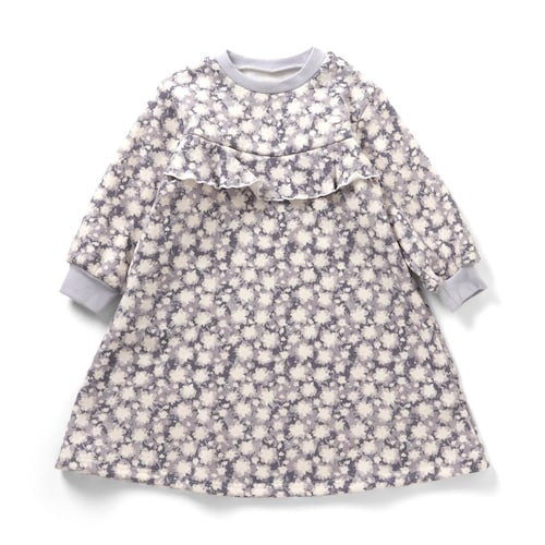 あったか まいにち裏シャギーワンピース【子供服】