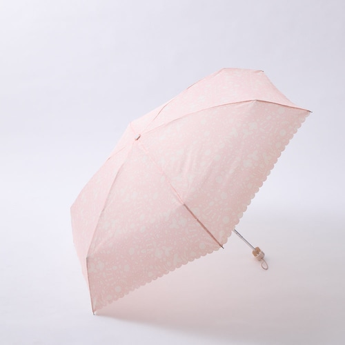 晴雨兼用フラワープリント折りたたみ傘