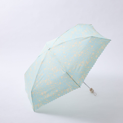 晴雨兼用フラワープリント折りたたみ傘