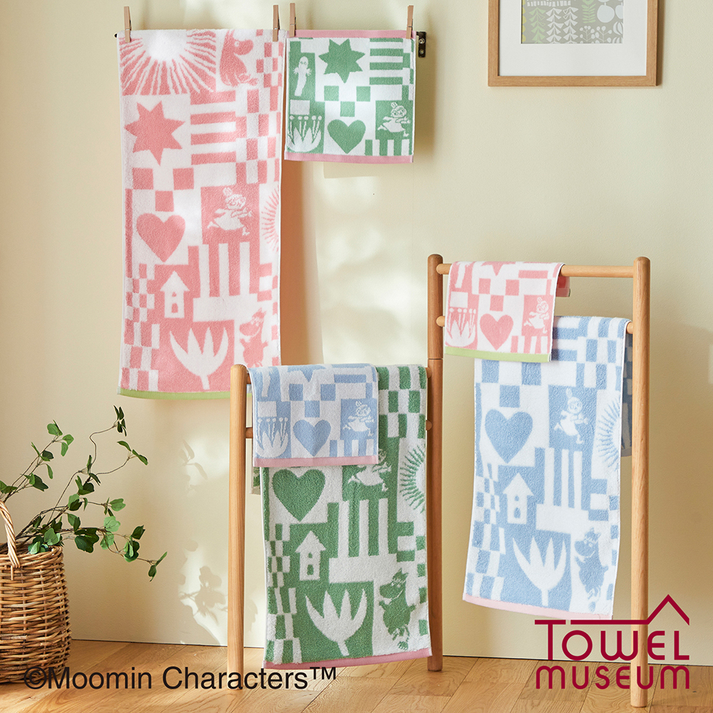 【ムーミン/MOOMIN】タオルハンカチ・フェイスタオル「ムーミン」