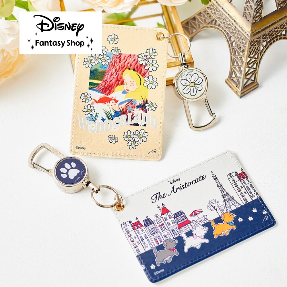 【ディズニー/Disney】リール付きパスケース(選べるキャラクター)