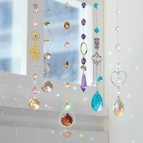 【定期お届け】 ラッキーモチーフのサンキャッチャー手作りキット :6回シリーズ