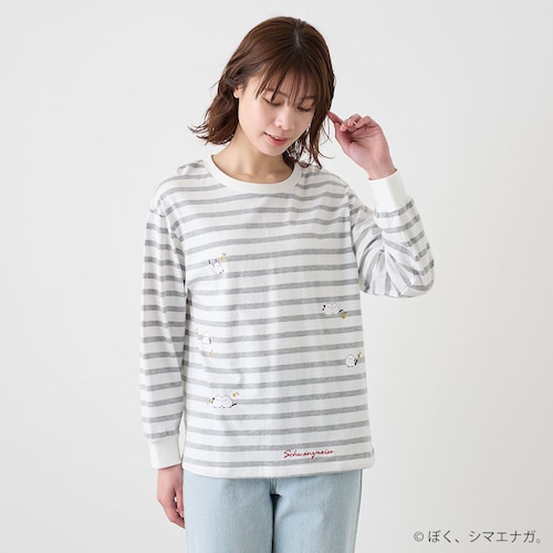 ボーダーロングTシャツ