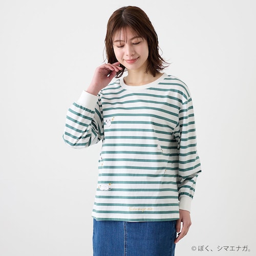 ボーダーロングTシャツ