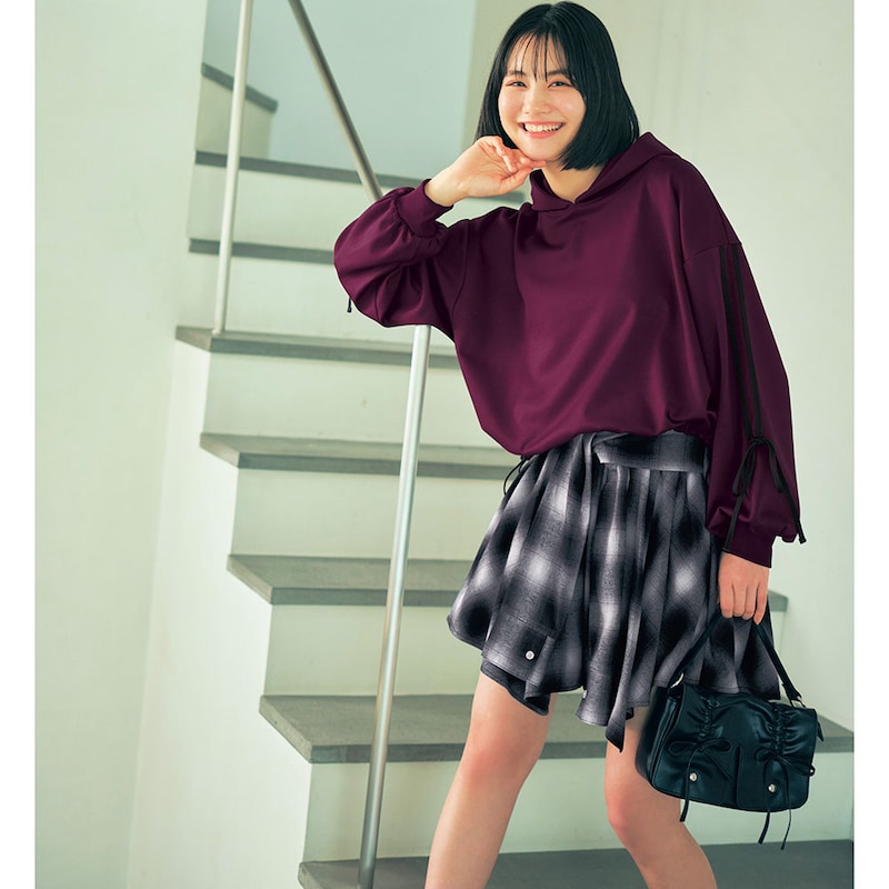 モデル身長164cm・サイズJ-M