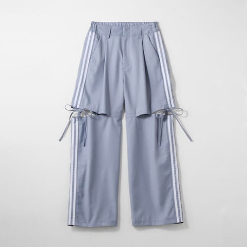 サイドスリットリボンパンツ（ウエスト調節可） 【子供ズボン】