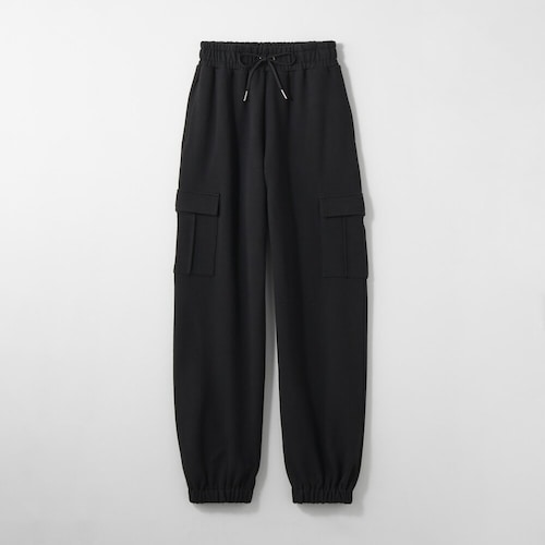 裾ゴム綿裏毛スウェットカーゴルーズパンツ（ウエスト調節可）【セットアップ可】 【子供ズボン】