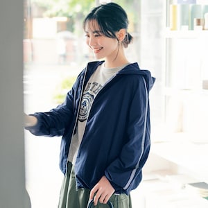 【STANDARD me】デザインステッチシャカナイロンパーカ 【子供服】