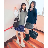 左)杢グレー／160cm・J-M、右)160cm・J-M