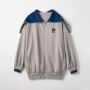 グレージュ×ネイビー