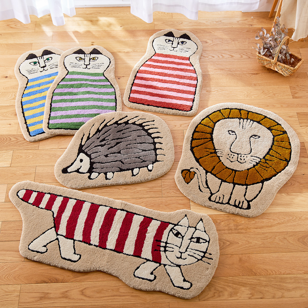 【リサ・ラーソン/Lisa Larson】置いて可愛いリサ・ラーソンのダイカットマット[日本製]