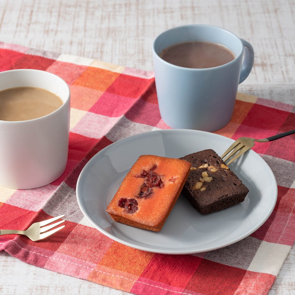 ＜ベルメゾン＞【予約商品】【バレンタイン】 プチケーキ & ココアセット 7個 【ご注文は1月27日まで】