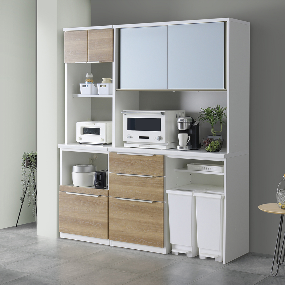 【ベルメゾン】使いやすさにこだわったメラミンカウンターのキッチンボード[日本製] [日本製]