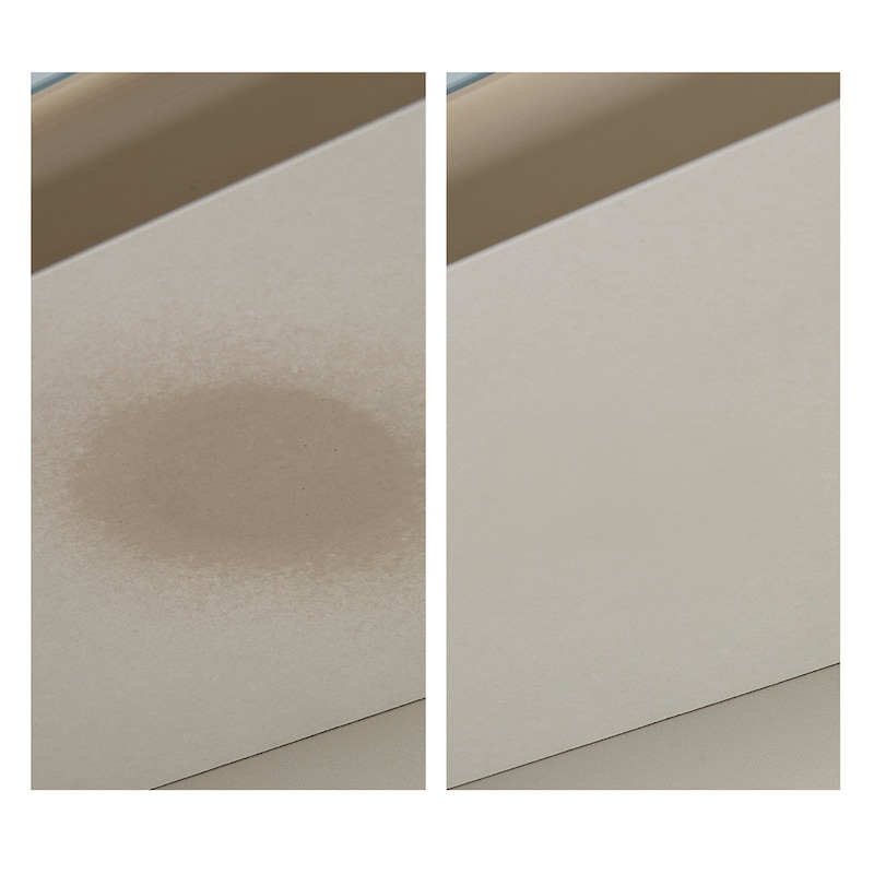家電収納上部には蒸気を吸収するMoiss（モイス）を使用