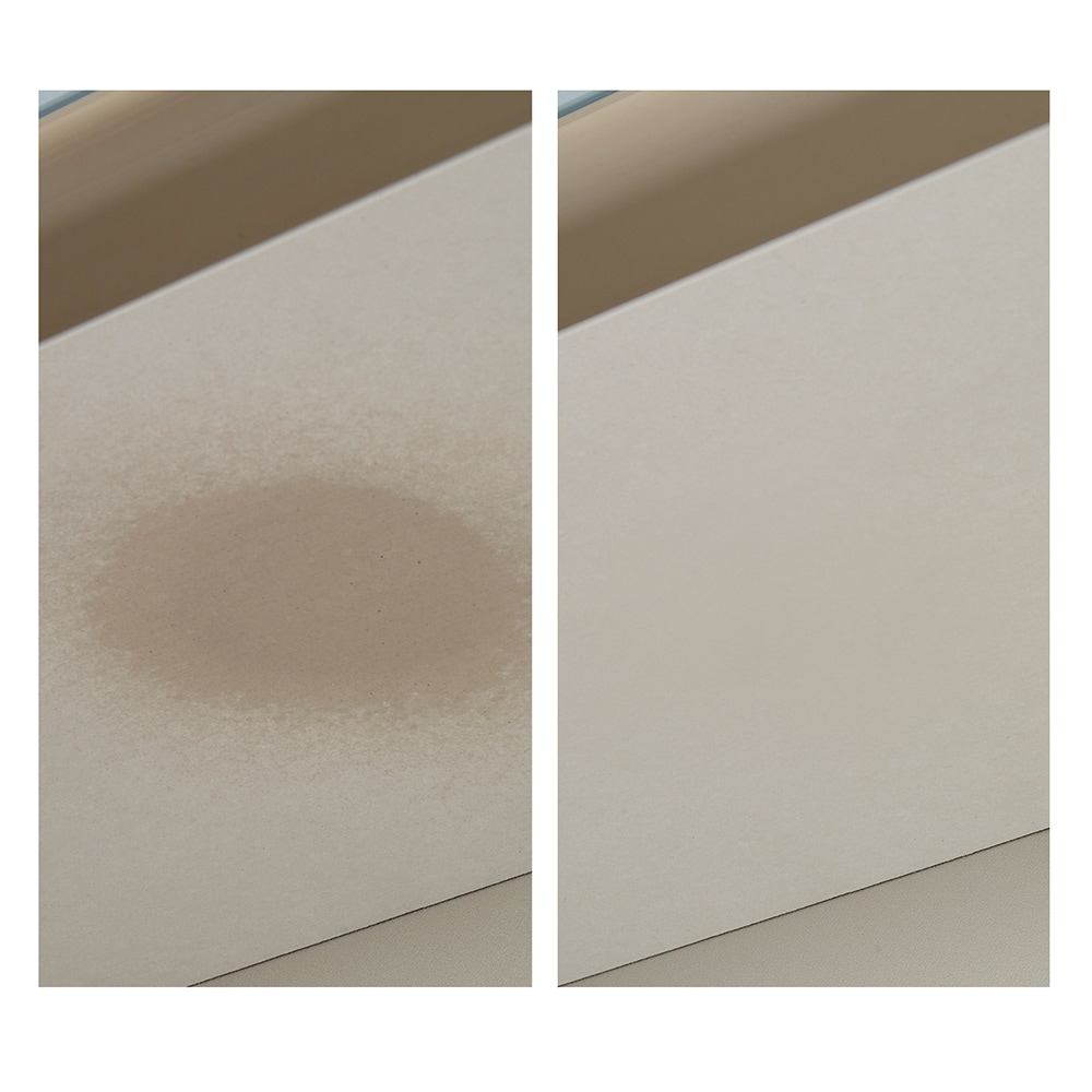 家電収納上部には蒸気を吸収するMoiss（モイス）を使用