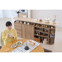 使用イメージ/4段チェスト、扉付きラック、伸縮ラック、コーナーラック