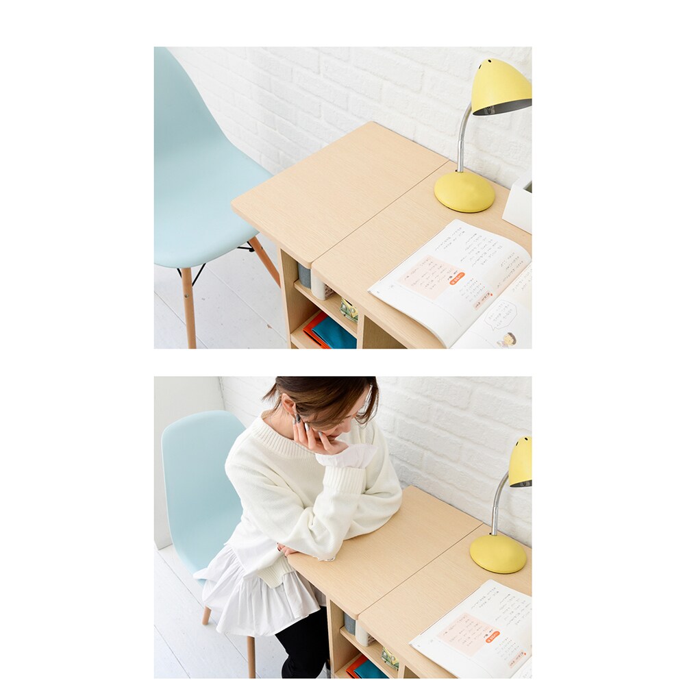 補助天板を取り付けてお子さまの学習をサポートできます。