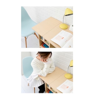 補助天板を取り付けてお子さまの学習をサポートできます。