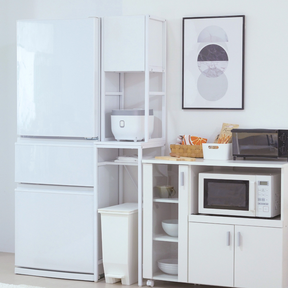 【ベルメゾン】ゴミ箱上キッチン隙間収納ラック