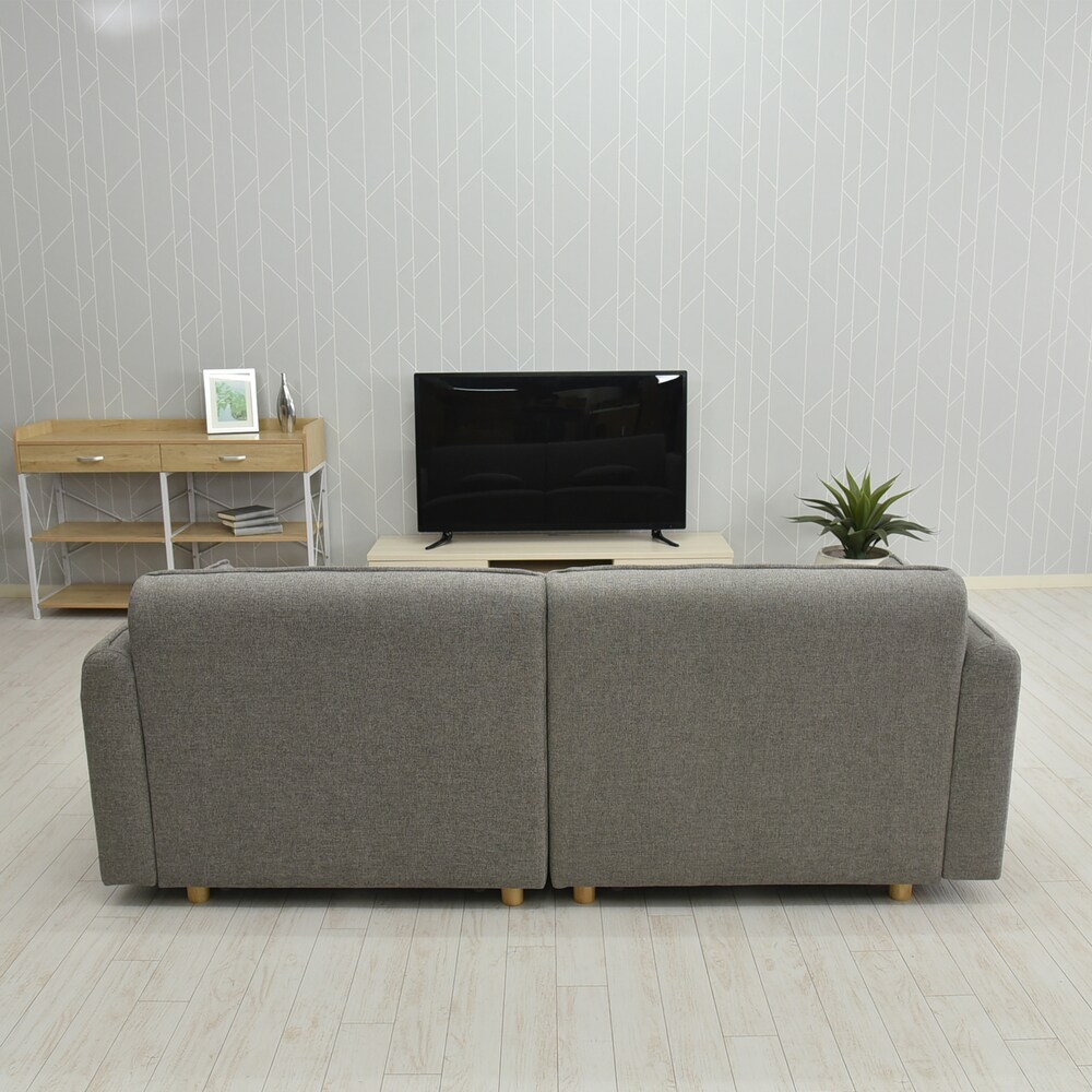 背面もきれいな仕上げ/グレー