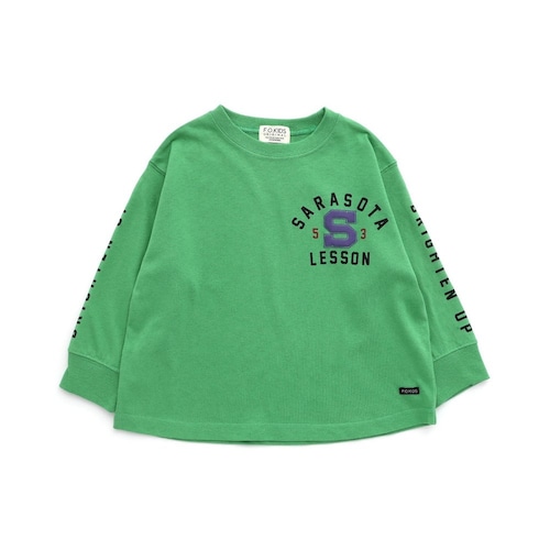 カラバリグラフィックロングTシャツ【子供服】
