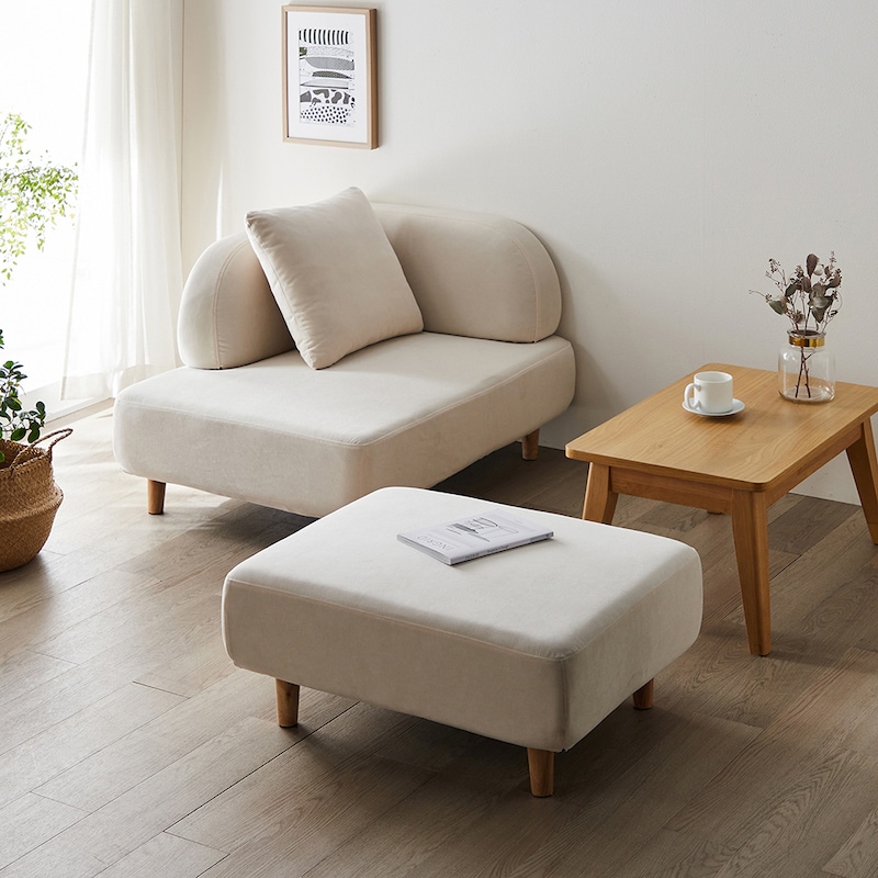 セパレート使い　脚付きスタイル　アイボリー